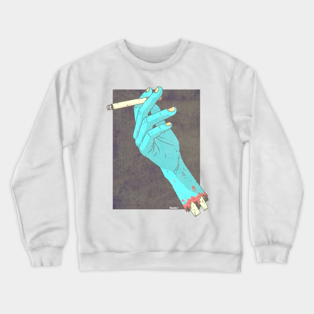 Undead Addiction Crewneck Sweatshirt by ControllerGeek